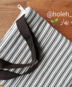 کیسه نان سنتی زیپ دار / تمام نخ یزدی/ سه لایه / لایه میانی پلاستیک/ابعاد بازشده ۵۵ در ۹۰