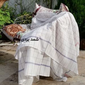 رو انداز نازک تابستونه /تمام نخ یزدی اعلا / (شمد یزدی)/ ابعاد ۱۵۰ در ۲۳۰